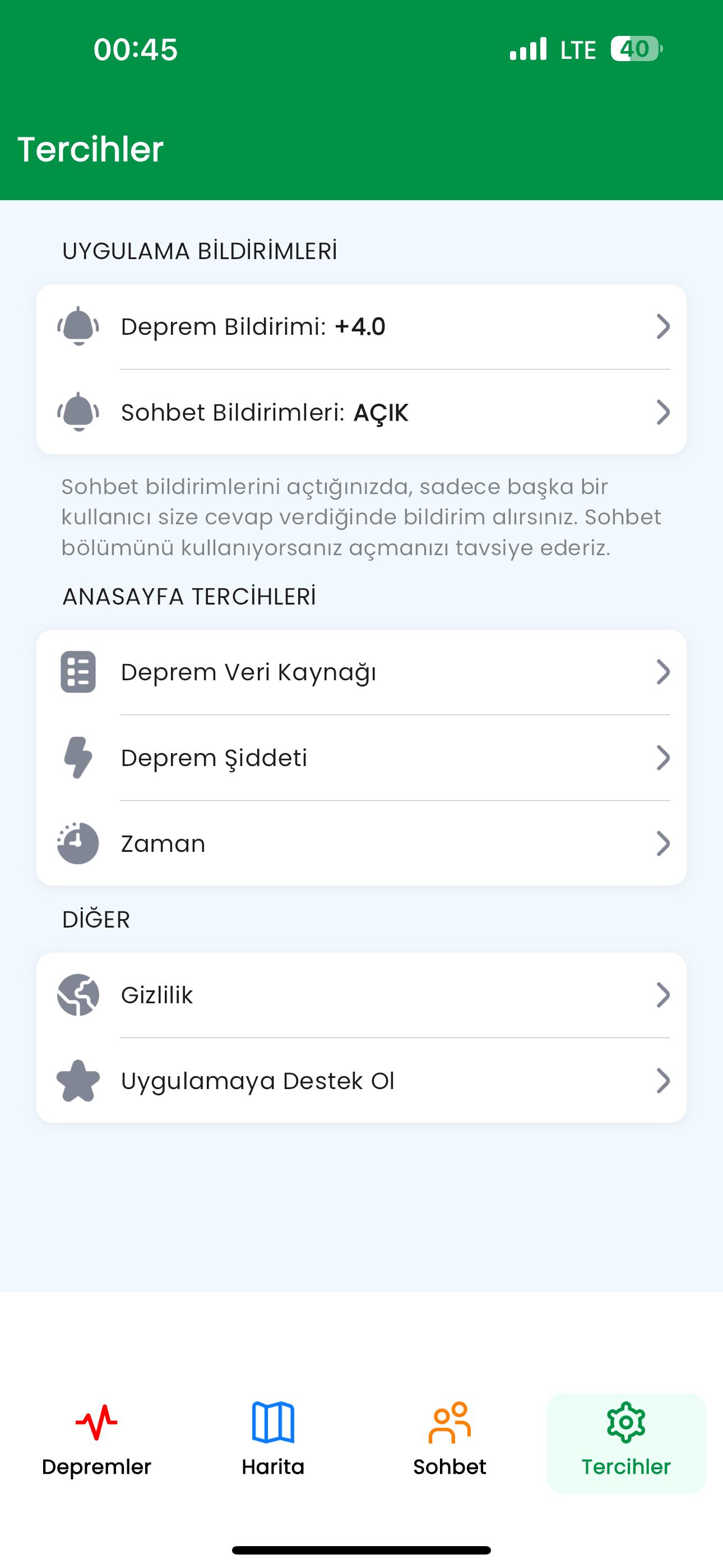 Son Depremler: Türkiye